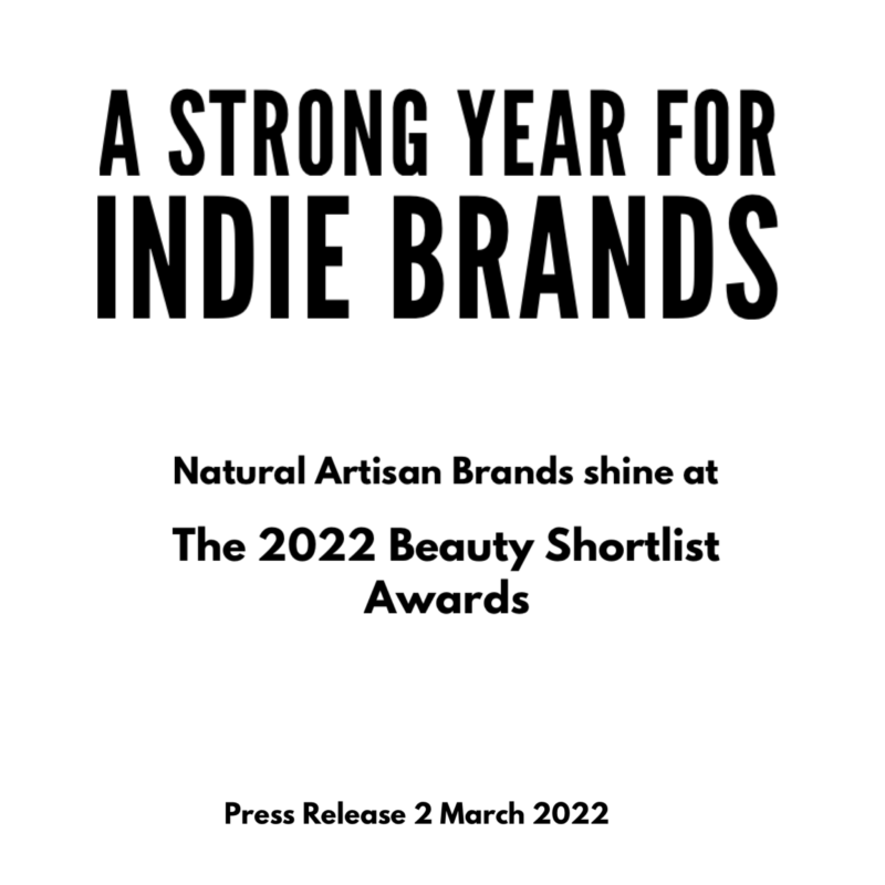 A STRONG YEAR FOR INDIE BRANDS AT THE 2022 BEAUTY SHORTLIST AWARDS
